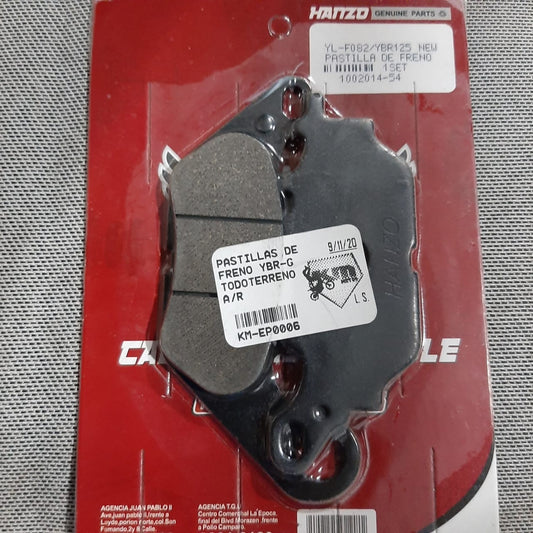 PASTILLAS DE YBR125-G TT (MODELO NUEVO)