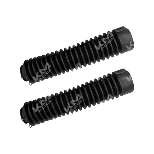 Polveras universales para motos XM200, XTZ125, DT175, Avatar 200 y ZX-150L, ZX-200L, visible en la imagen.