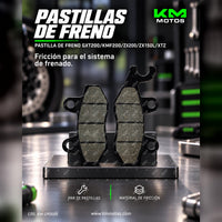 PASTILLA DE FRENO GXT200/KMF200/ZX200/ZX150L/XTZ