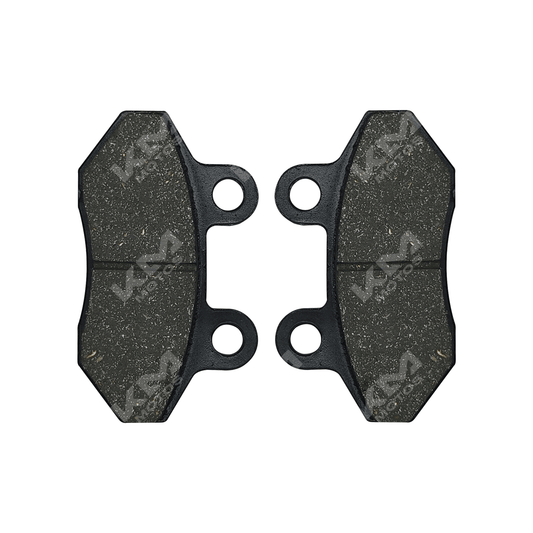 Pastillas de freno XM200Z, juego de pastillas de freno para motocicleta, con superficie de fricción y estructura metálica.