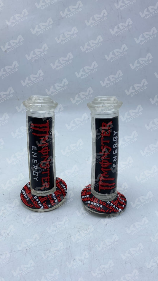 Pepes transparentes rojos Guzack/Opin, con detalles visibles, diseñados para protección y estilo.