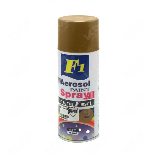 PINTURA EN SPRAY F1 GOLD (DORADO)