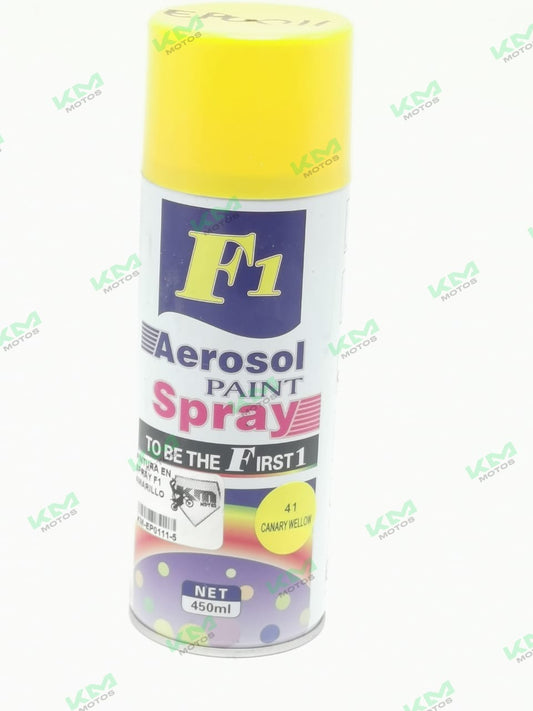 Pintura en Spray F1 Amarillo