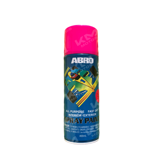 Lata de pintura en spray rosado fluorescente Universal, aditivo para proyectos creativos y decorativos.