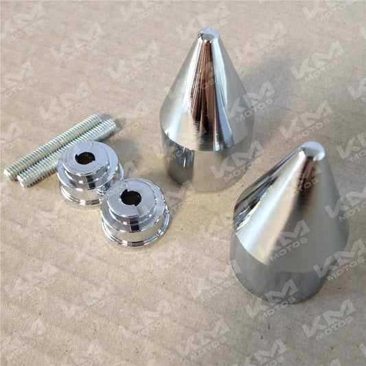 Protector de timón de lujo en cromo para accesorios de timones, marca universal, con acabado brillante y elegante.
