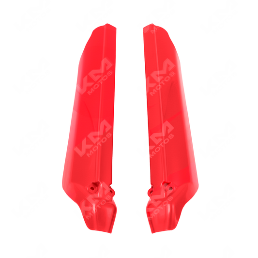 PROTECTORES DE BARRA KMF ZX150L ROJO - KMMOTOSHN