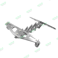 PORTA PLACA RACING SPORT ALUMINIO CROMADO