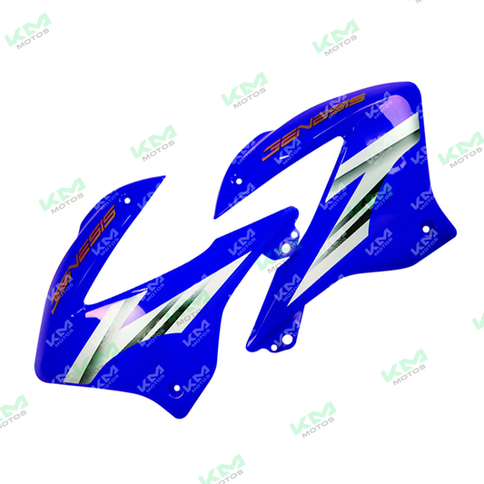 Cobertor de tanque azul para modelos DM200, XM200 y SHINERAY de Italika, protección y estilo para motocicleta.