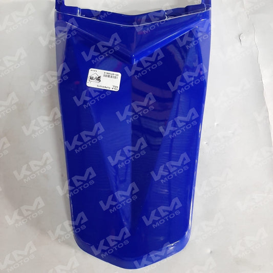 Cola Supermoto azul de KTM para motocicleta, con diseño aerodinámico y acabado en color azul brillante.