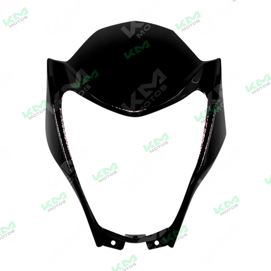 Carena blanca KM Motos Carena ZX150L/ZX200L, diseño aerodinámico y resistente para motos.