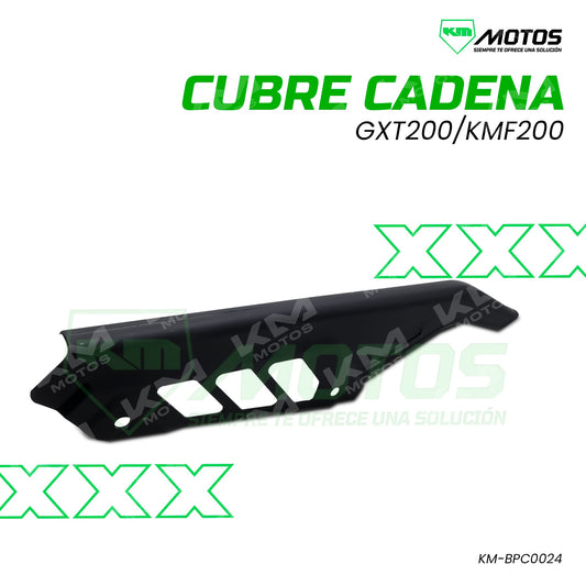 Cubre cadenas Genesis GXT200/KMF200, protección para cadenas, color negro, resistente y duradero, visible en la imagen KM-EPC0125.