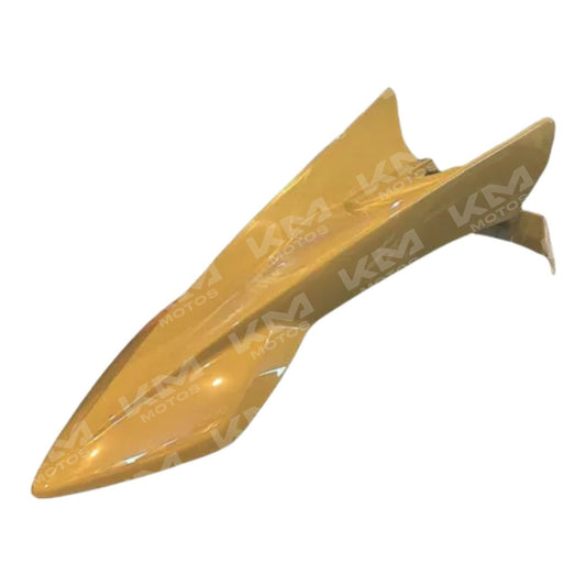 Guardafangos amarillo para motos Genesis GXT, XTZ y RTZ, protección resistente para bicicleta off-road.
