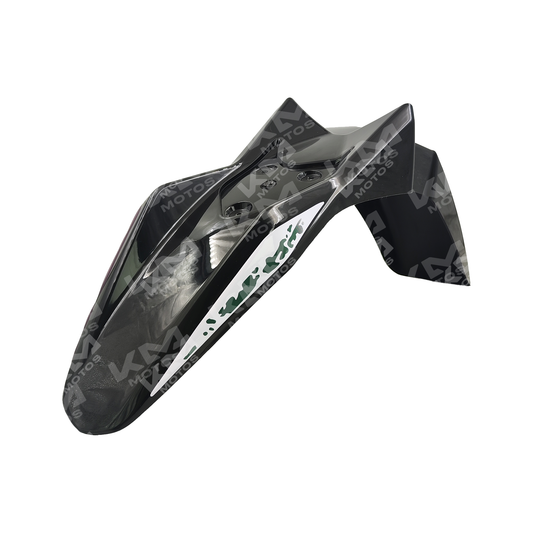 Guardafangos universal para ZX250R y GXT250R, protector resistente para motocicleta, visible en la imagen.