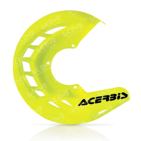 Protector de disco amarillo universal, accesorio para protección en equipos, con diseño resistente y duradero.