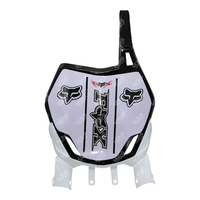 PORTA NUMERO + STIKERS NEGRO