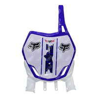 PORTA NUMERO + STIKERS AZUL