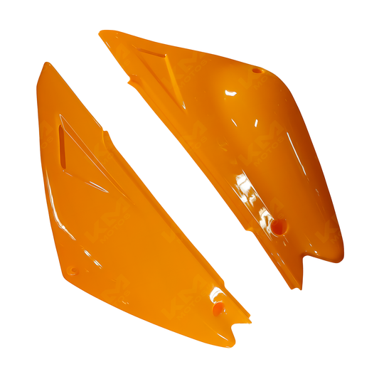 TAPADERAS LATERALES GXT200/KMF200 AMARILLOS