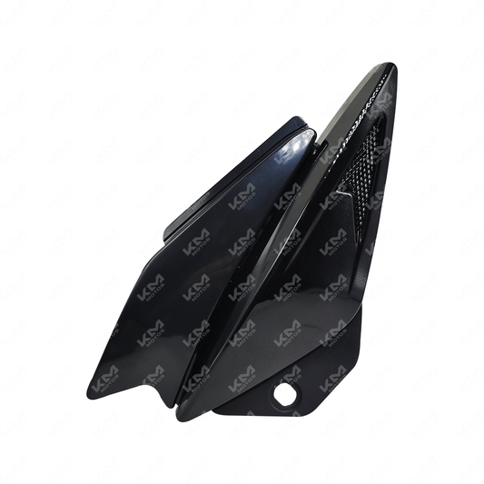 TAPADERAS LATERALES PS135 PULSAR NEGRO - KMMOTOSHN