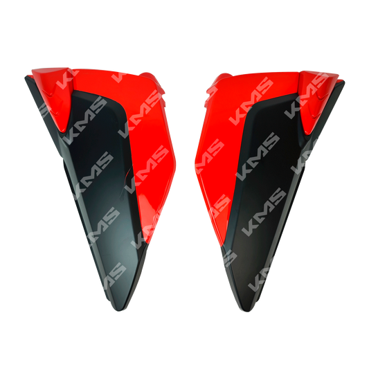 TAPADERAS LATERALES FT125 SPORT ROJO