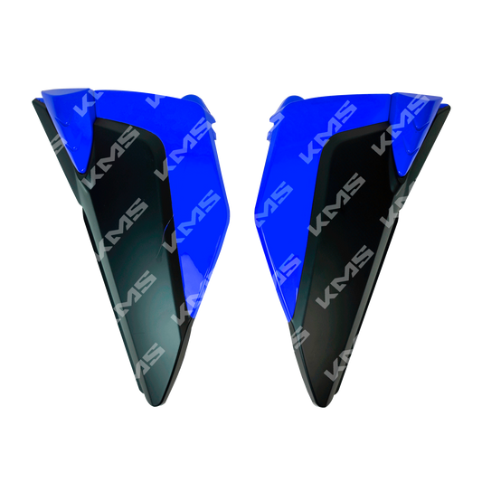 TAPADERAS LATERALES FT125 SPORT AZUL - KMMOTOSHN
