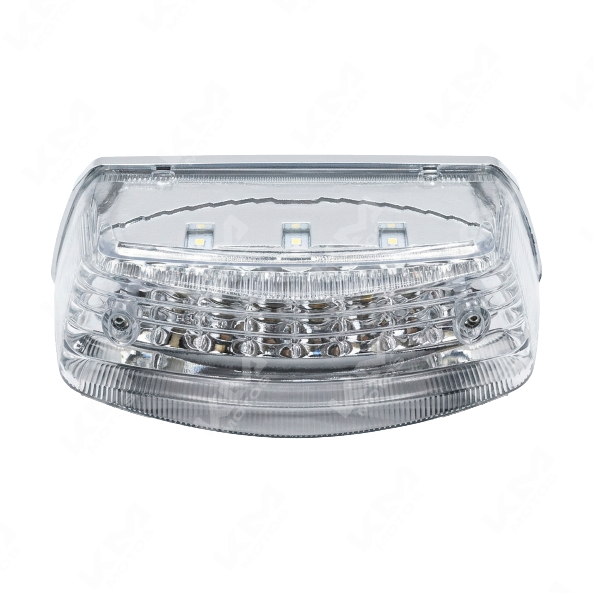Lámpara LED de stop para Yamaha YBR125 de la marca KM Motos, instalada en la motocicleta.