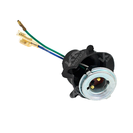 Conjunto de sockets de stop universales de KM Motos, con diseño compatible y duradero para motocicletas.