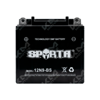 BATERIA 12N9-4B BS SELLADA SPARTA/GXT200,GSR150,GSR180,GSR200,APACHE RTR160/RTR180,PS180,PS220,GN125KTM DUKE200,GSR-4,150Z,ZX200,CUATRIMOTO SHINERAY250,GN125-F,GTK150,PS NS200 UG 2025
