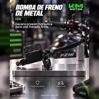 BOMBA DE FRENO FZ16 DE METAL
