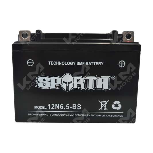 BATERIA 12N6.5-BS SELLADA SPARTA