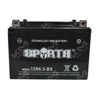 BATERIA 12N6.5-BS SELLADA SPARTA/XM200Z,XM150Z,FT125,FT150,AKT150SL,125Z,TAYPAN