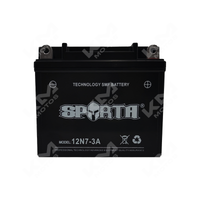 BATERIA 12N7-3A SELLADA SPARTA/DM200,FT150,RT180,YZF450,XM200GYB,RAYDER200,SHINERAY200,HAOJUE DK150,RYDER HC150,RYDER HC250 CROSS,HONDA XL200