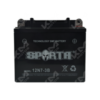 BATERIA 12N7-3B SELLADA SPARTA/HAOJUE150,RKS150,RC150,FT150,FT150GT,ATV150,ATV200,ATV180