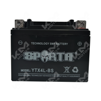 BATERIA YTX4L-BS SELLADA SPARTA/BOXER100,PLATIA100,GENESIS AUTOMATICA,NAVI,NOVA,AX100,VORTEX-250,NS160,NXR125,SCOOTER