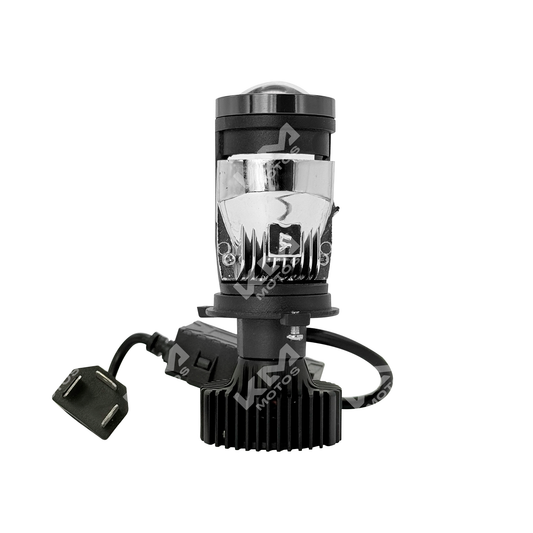 Bujía de foco HID 36W H4 y6 de KM Motos, unidad de iluminación para motocicletas, visible en la imagen.