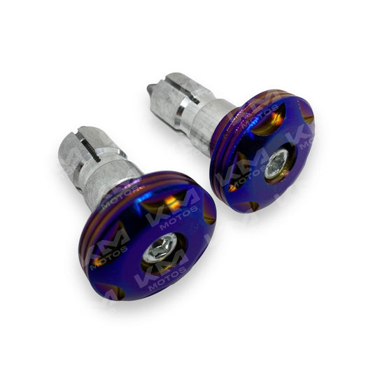 Contrapesa de timón de lujo tornasol para accesorios de timones, marca Universal, con acabado brillante y elegante.