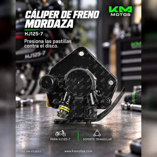 CALIPER HJ125-7 (MORDAZA — KM-FC0051 | KM Motos