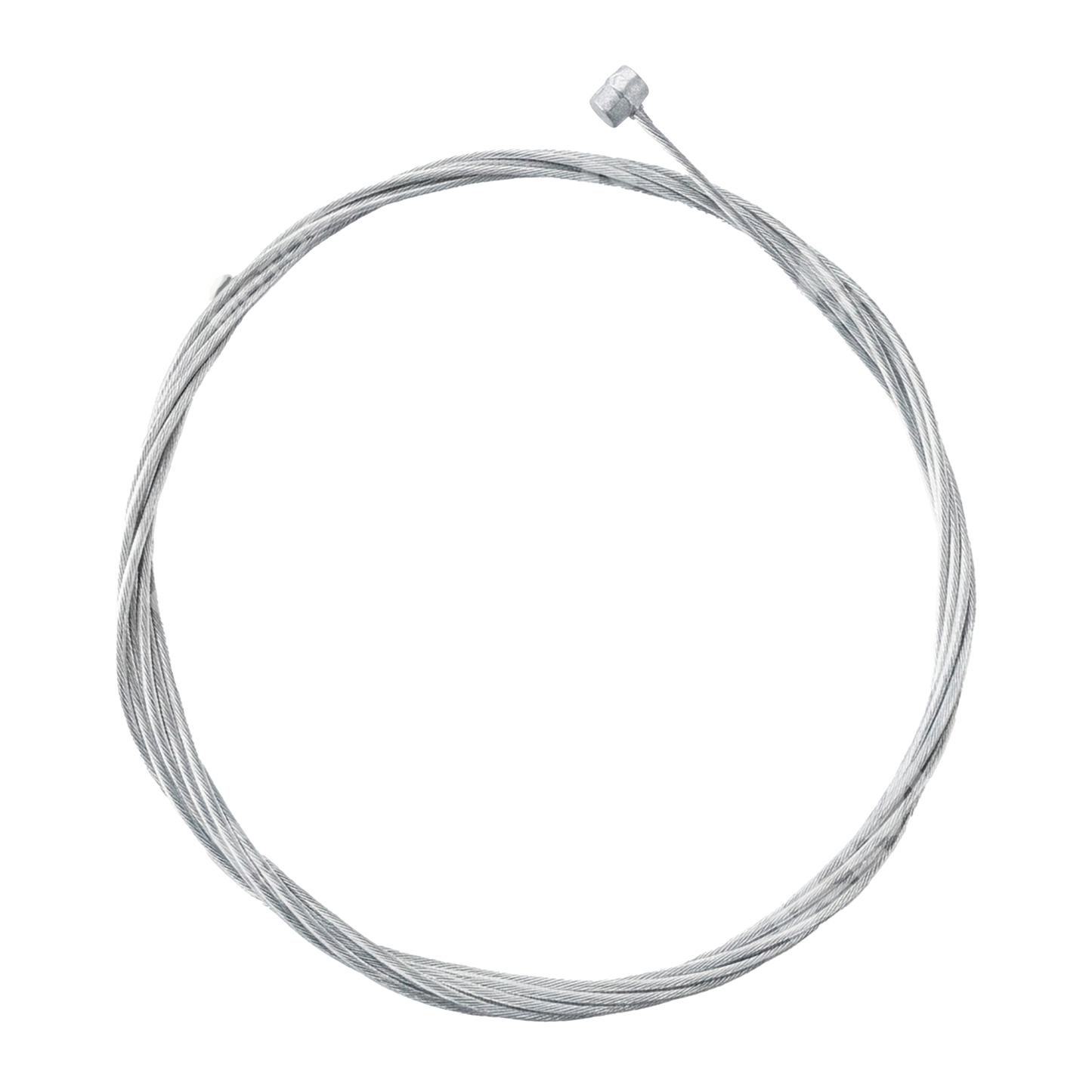 Cable de embrague sin forro universal de KM Motos, muestra el cable resistente y flexible para motocicletas.
