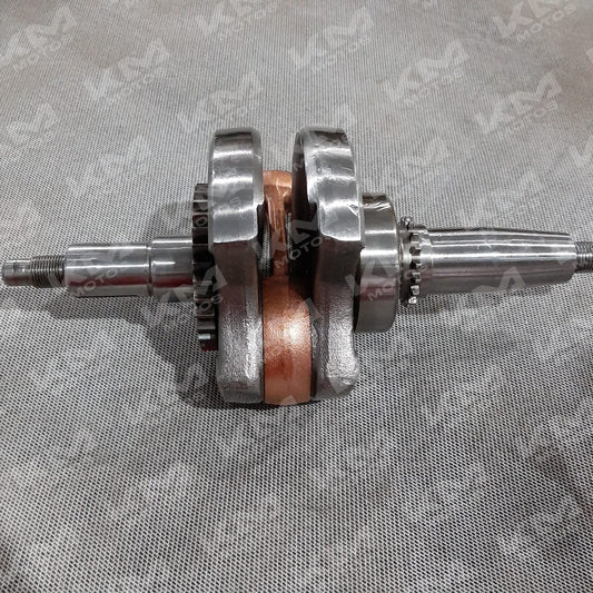 Cigüeñal Senli YBR125 18T para motocicleta 2007, componente metálico con engranaje visible para motor de motocicleta.
