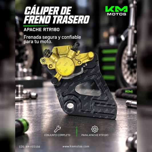 CALIPER RTR180 APACHE TRASERO — KM-FC0156 | KM Motos