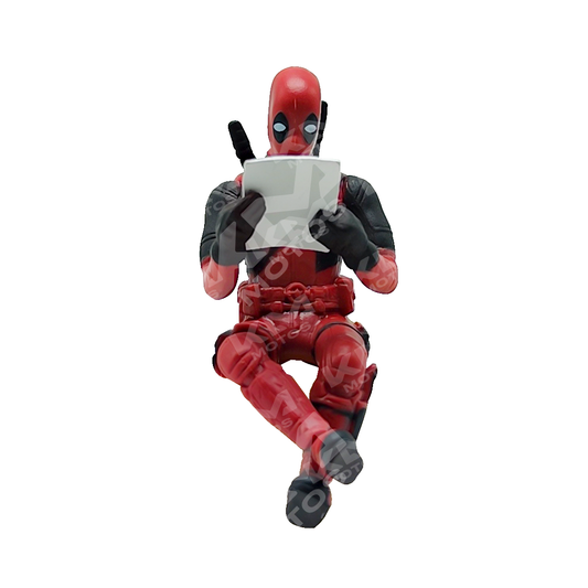 Accesorios para timones Senli, caricatura de Deadpool Viajero para timón de barco, color vibrante y diseño divertido.