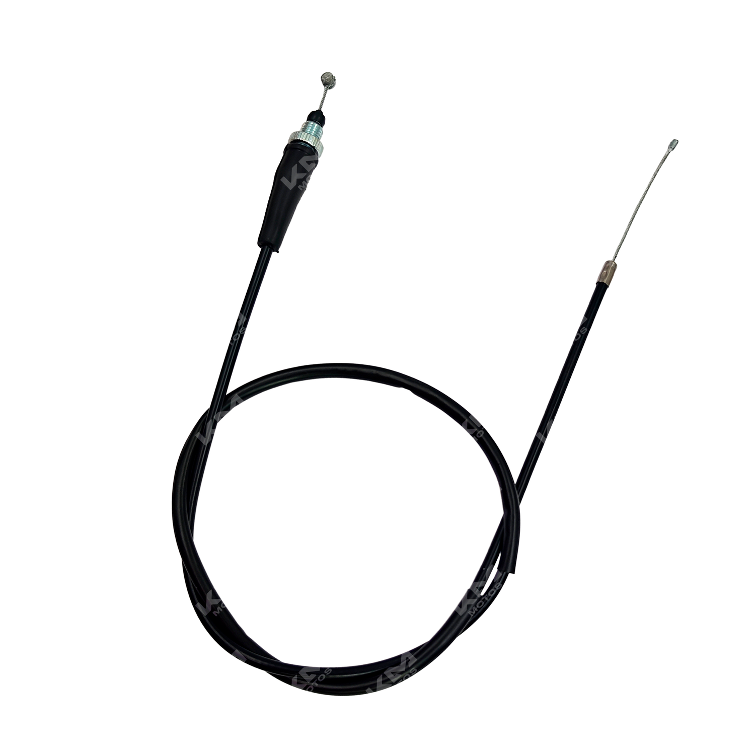 Cable de acelerador para Honda XR150L, componente de KM Motos, muestra el cable con agarraderas y conexiones en la imagen