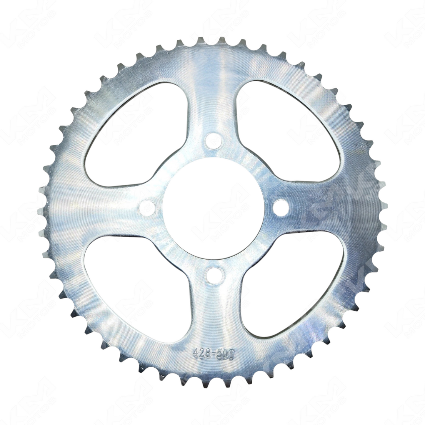 Imagen de la batería CATARINA 50T/428H para motos KM Motos, con terminales y etiquetas visibles