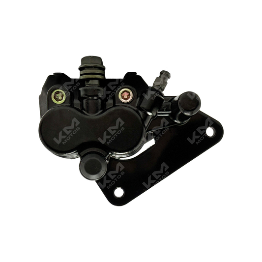 Caliper delantero KM Motos para Italika 250Z, componente de freno con acabado metálico y detalles visibles.
