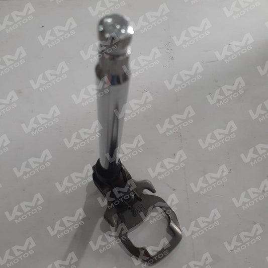 Eje selector de cambios universal para motocicleta CG125/HJ125, componente de transmisión visible en la imagen.