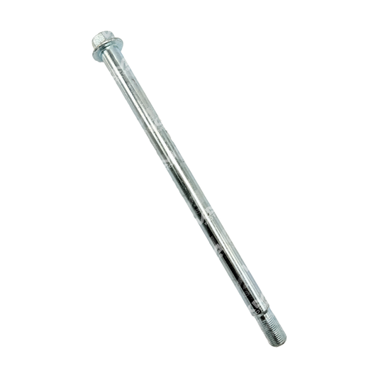 Eje de ruedas trasero universal para KMF250R y Tornado 250, modelo 17X278, imagen que muestra el eje de metal resistente.