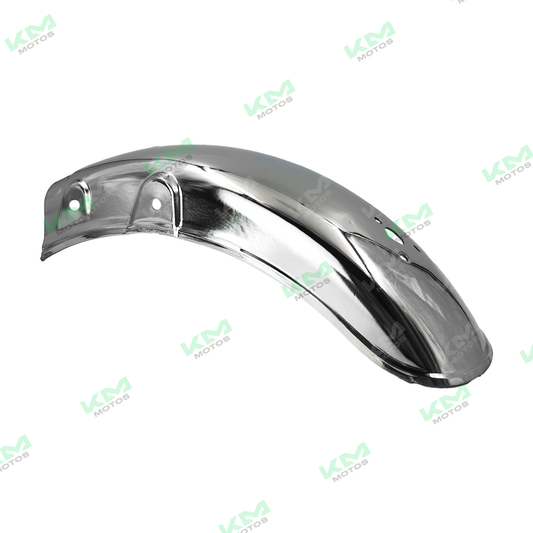 Guardafango trasero para moto GN125 de KM Motos, con diseño resistente y ajuste perfecto en la rueda trasera.
