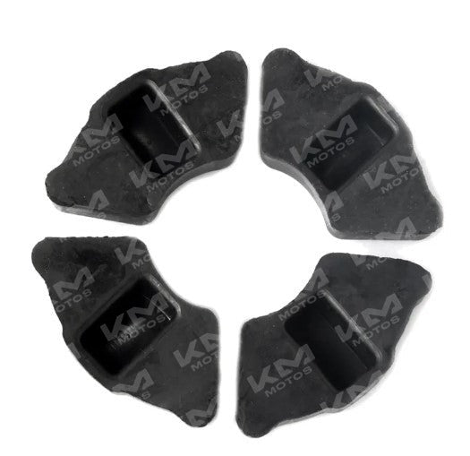 Amortiguador de tracción Senli para YBR125, parte del hule de tracción, con componente resistente y duradero en imagen KM-FH0004.