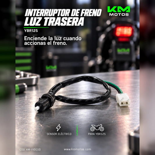 INTERRUPTOR DE FRENO DEL YBR125 (SENSOR) — KM-FI0010 | KM Motos