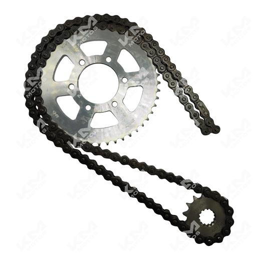 Kit de tracción Universal con engranajes 48T y 15T para arrastre, compatible con cadenas 428H GXT.