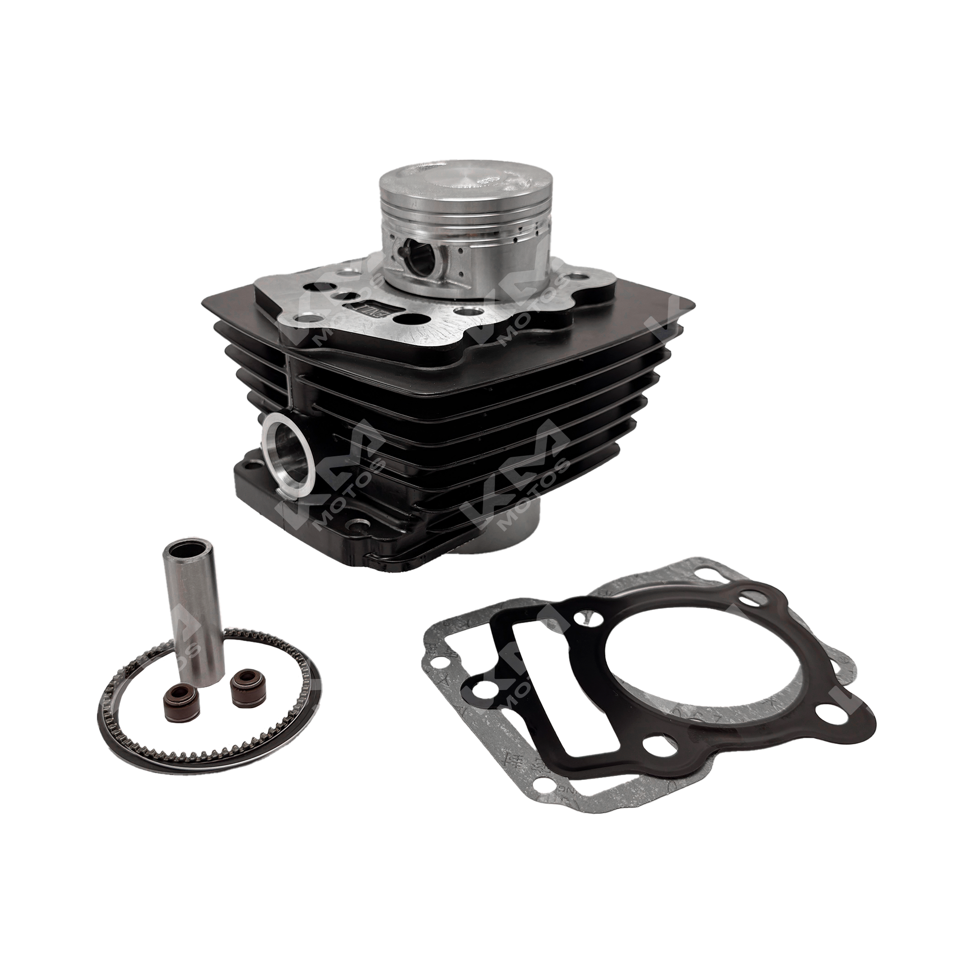 Kit de cilindro KMMOTOSHN CG200-196cc con cilindro y piezas, para reparación y mejora de motor.
